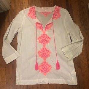 Lilly Pulitzer Embroidered Tunic
